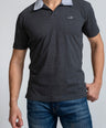 Crocodile Mens Slim Fit Polo T Shirt Black Inck