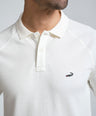 Crocodile Mens Slimfit Polo T Shirt White