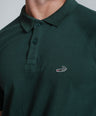 Crocodile Mens Slim Fit Polo T Shirt Green - Green Gables