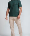 Crocodile Mens Slim Fit Polo T Shirt Green - Green Gables