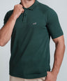 Crocodile Mens Slim Fit Polo T Shirt Green - Green Gables