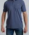 Crocodile Slim Fit Pima Cotton Blue - Blue Depths