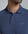 Crocodile Slim Fit Pima Cotton Blue - Blue Depths