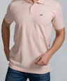 Crocodile Regular Fit Hs Pima Polo T Shirt Cameo Rose