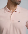 Crocodile Regular Fit Hs Pima Polo T Shirt Cameo Rose