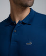 Crocodile Regular Fit Hs Pima Polo T Shirt Patriat Blue