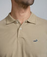 Crocodile Regular Fit Hs Pima Polo T Shirt Butter Nut