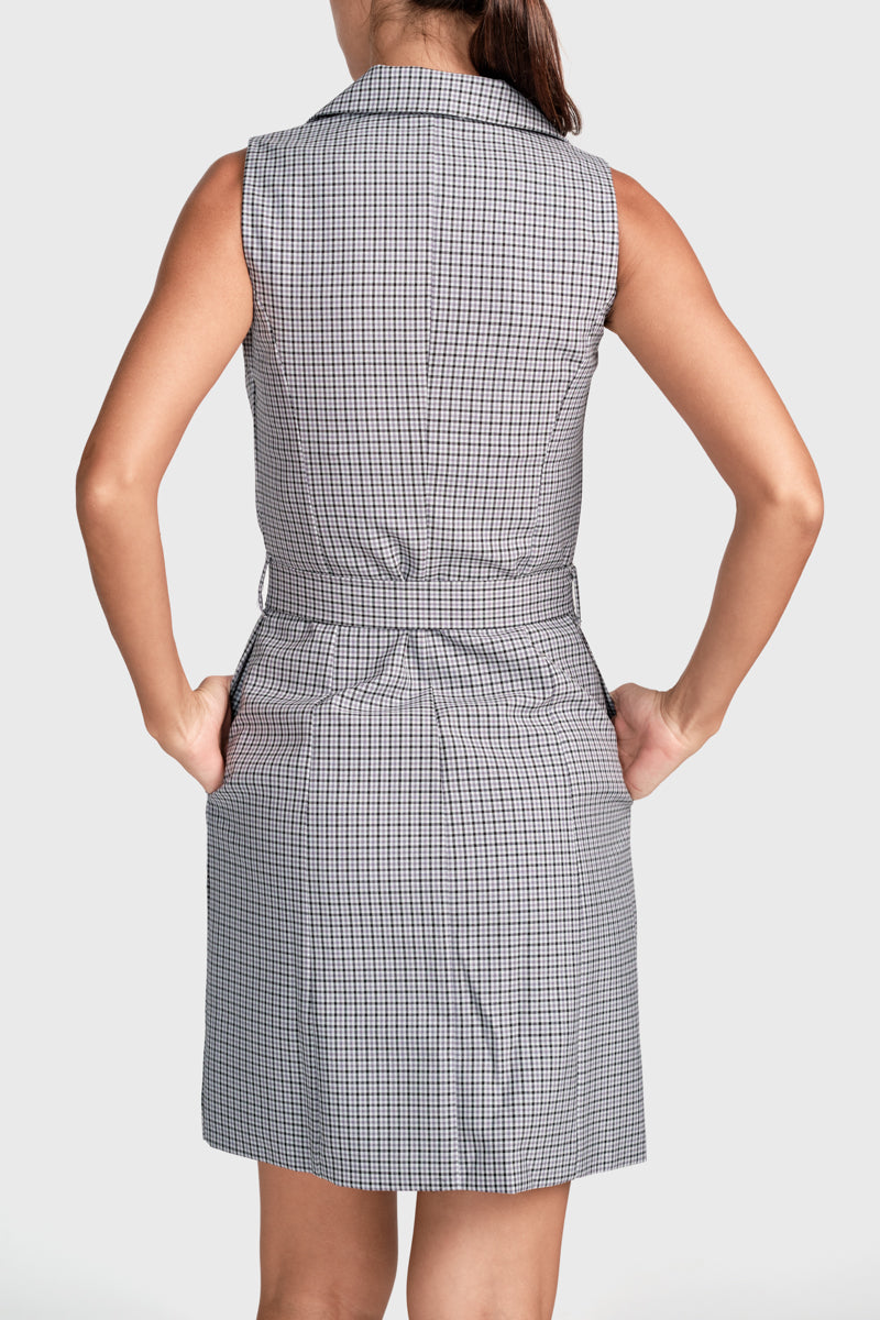 Stripe Dress Dapple Grey