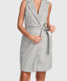 Stripe Dress  Grey