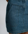 Crocodile Ladies Denim Skirt Jet Set