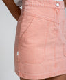 Crocodile Ladies Denim Skirt Orange - Shell Coral