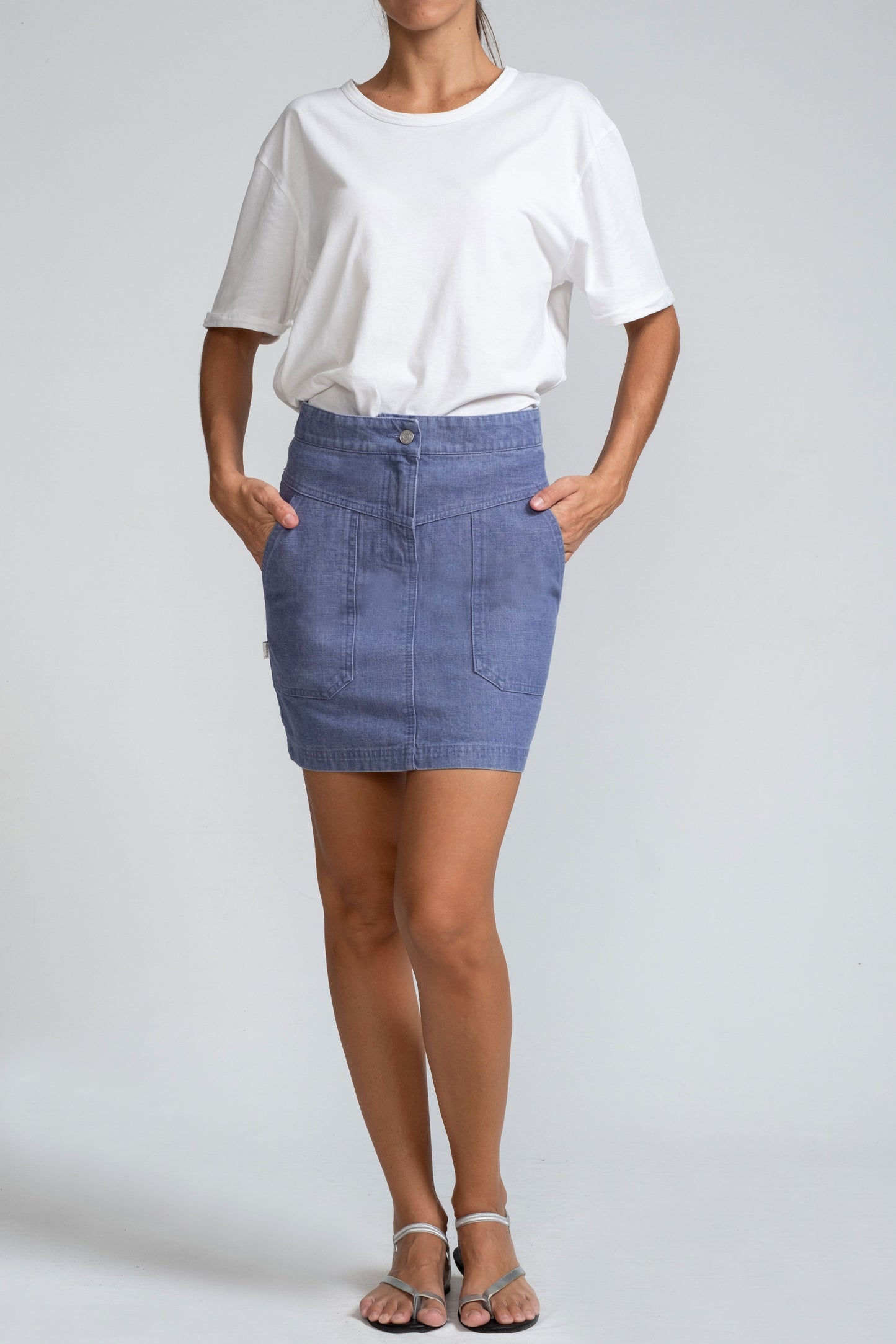 Crocodile Ladies Denim Skirt Merlin