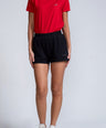 Crocodile Ladies Casual Short Black Inck