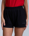 Crocodile Ladies Casual Short Black Inck