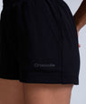 Crocodile Ladies Casual Short Black Inck