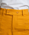 Crocodile Ladies Casual Short Yellow - Old Gold