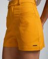 Crocodile Ladies Casual Short Yellow - Old Gold