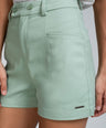 Crocodile Ladies Casual Short Green - Sit Green