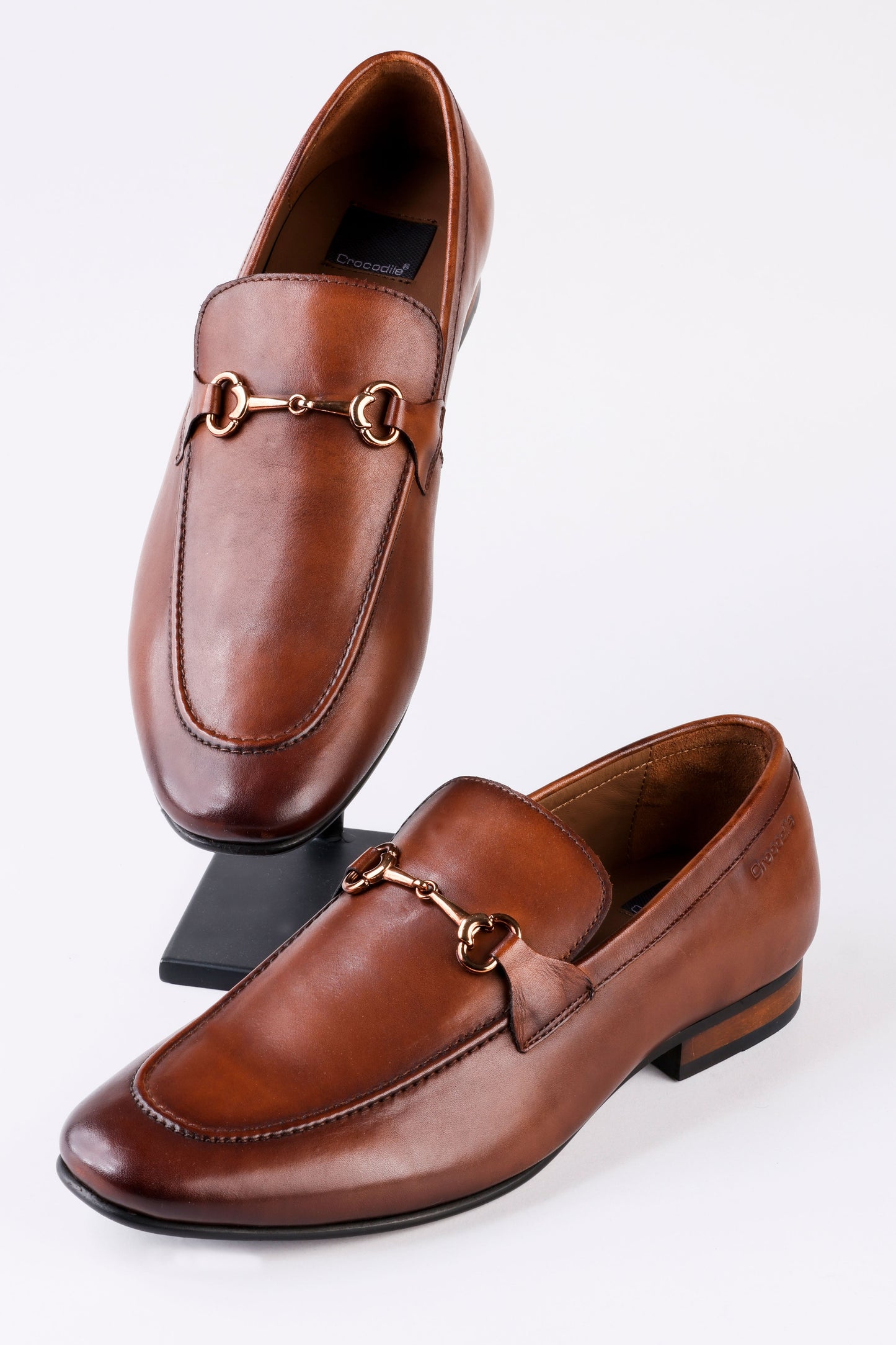 Crocodile - Loafer Shoes Done Slip On Color Brown