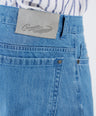 Crocodile Mens Straignt Fit Entry Denim Light blue