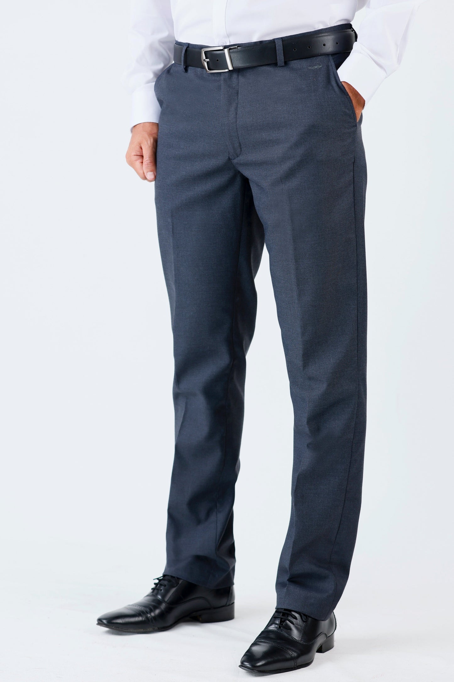 Crocodile Slim Fit Entry Formal Trouser Blue - Astral Aura