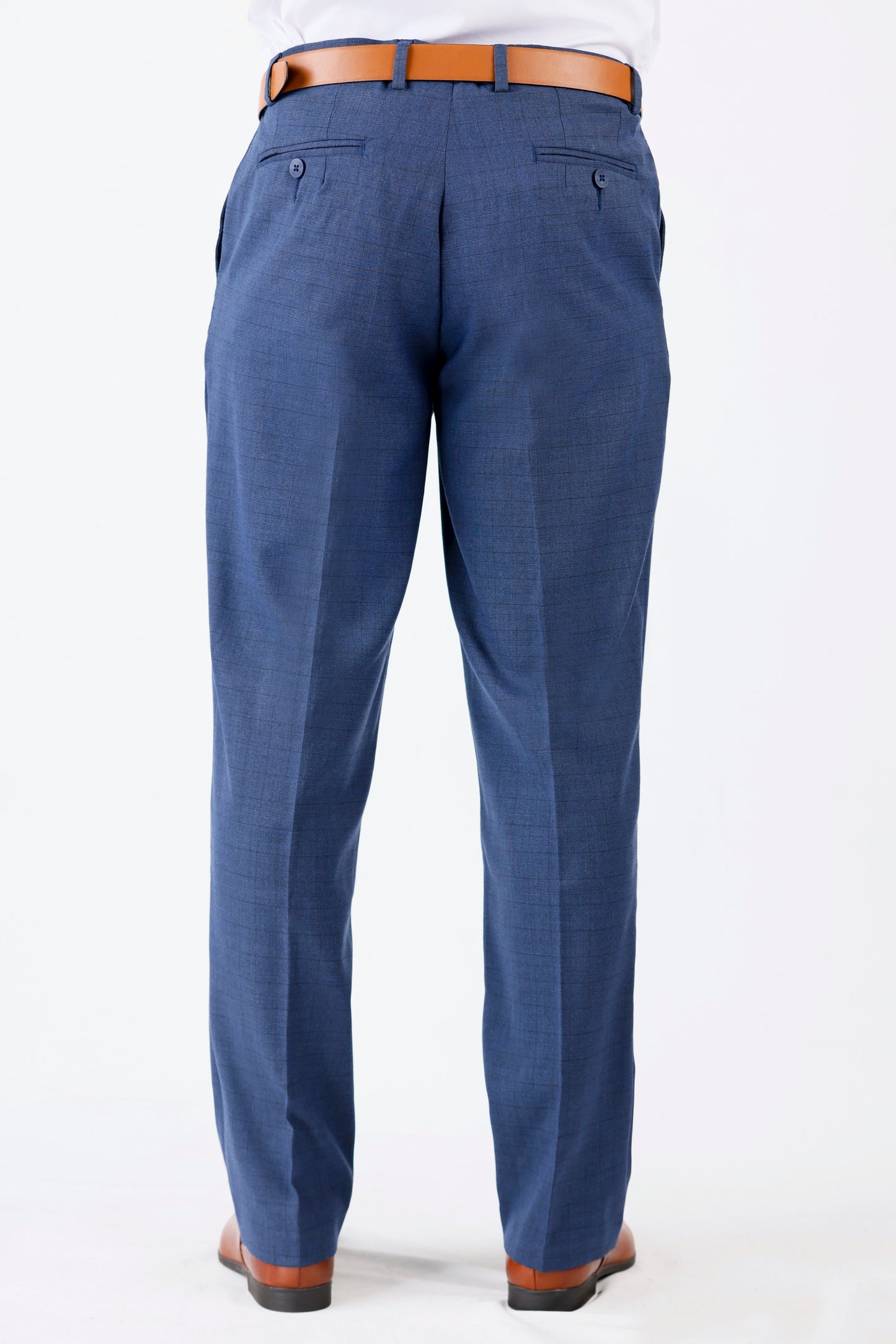 Crocodile Entry Formal Trouser Regular Fit Blue - Moroccan Blue