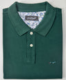 Crocodile Mens Slim Fit Polo HS T-Shirt Green- Green Gables