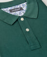 Crocodile Mens Slim Fit Polo HS T-Shirt Green- Green Gables