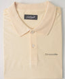 Crocodie Mens Slim Fit Polo T Shirt Brown - Creme Brulee