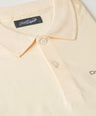 Crocodie Mens Slim Fit Polo T Shirt Brown - Creme Brulee