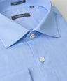 Crocodile Mens Regular Fit FS Formal Seasonal Shirt Blue - Forget Me Not