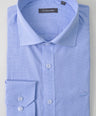 Crocodile Mens Slim Fit Formal Seasonal Shirt Blue - Forget Me Not