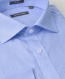 Crocodile Mens Slim Fit Formal Seasonal Shirt Blue - Forget Me Not